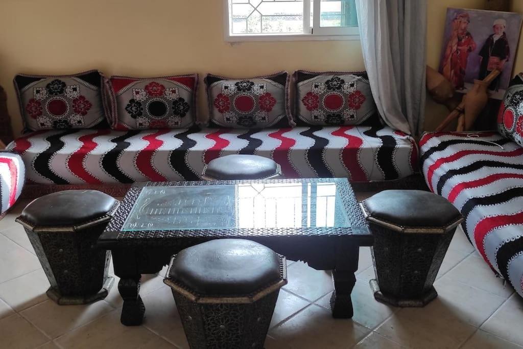 Charmant Appartement Dans Un Quartier Chic Et Calme Marrákes Kültér fotó