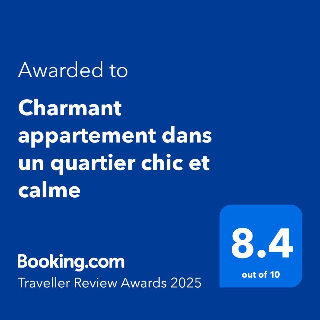 Charmant Appartement Dans Un Quartier Chic Et Calme Marrákes Kültér fotó