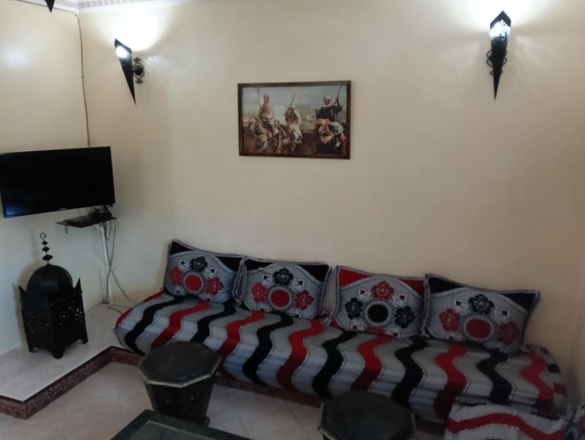 Charmant Appartement Dans Un Quartier Chic Et Calme Marrákes Kültér fotó